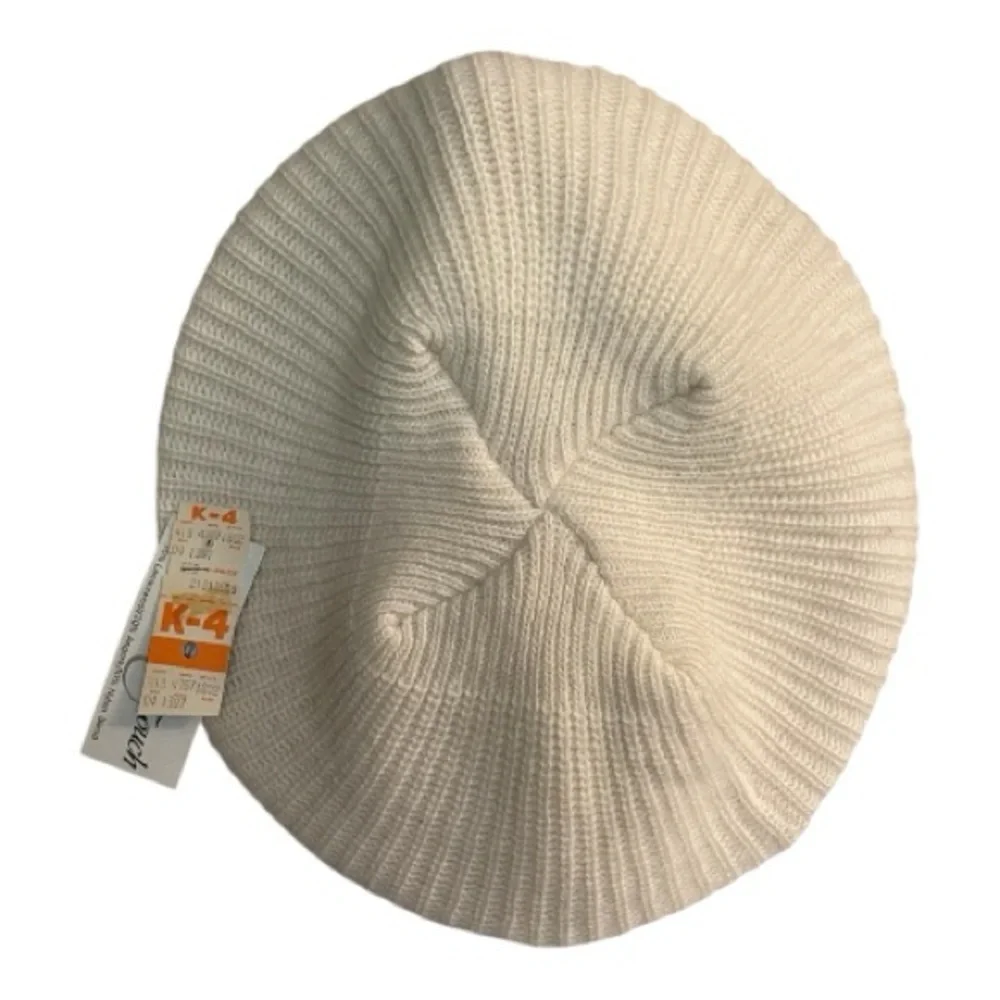 Vintage Wool Blend Beret Hat NWT